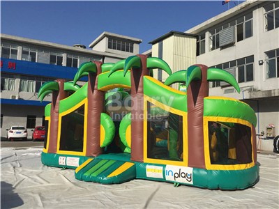 China Jungle Inflatable Theme Park,Kids Inflatable Playground For Sale IP-087
